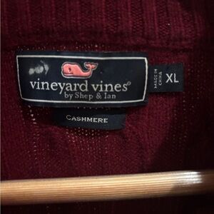 Vineyard Vines Burgundy Cashmere Sweater XL